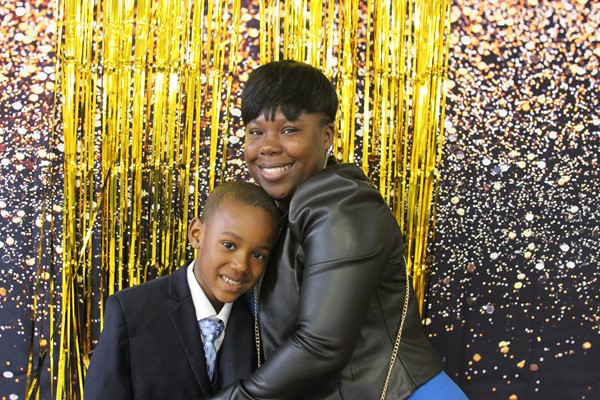 Mother and her son at the VIP Dance.